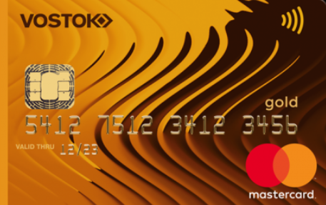 Золота кредитна карта Зручно знімати MC Gold від Банку Восток
